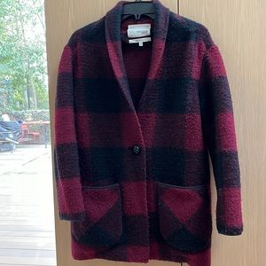 Aritzia Wilfred Free Plaid coat - size XS